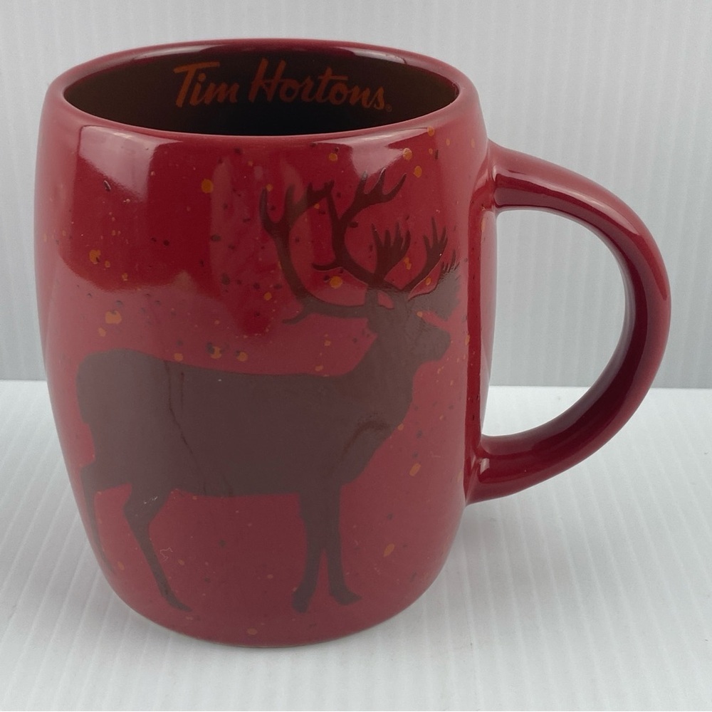 Tim Hortons Canadian Stag Limited Edition No. 016 - 14 oz Red Brown 2016